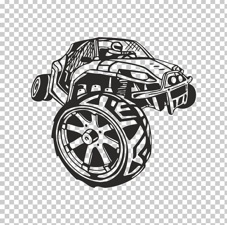 Tire Car Dune Buggy Vehicle Monster Truck PNG, Clipart, Alloy Wheel, Automotive Design, Automotive Tire, Automotive Wheel System, Black And White Free PNG Download