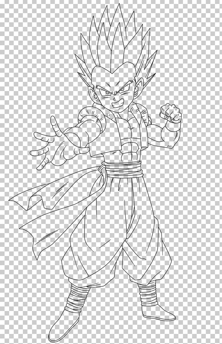 Gotenks Trunks Gohan Goku PNG, Clipart, Arm, Artwork, Black And White, Bulma, Cartoon Free PNG Download