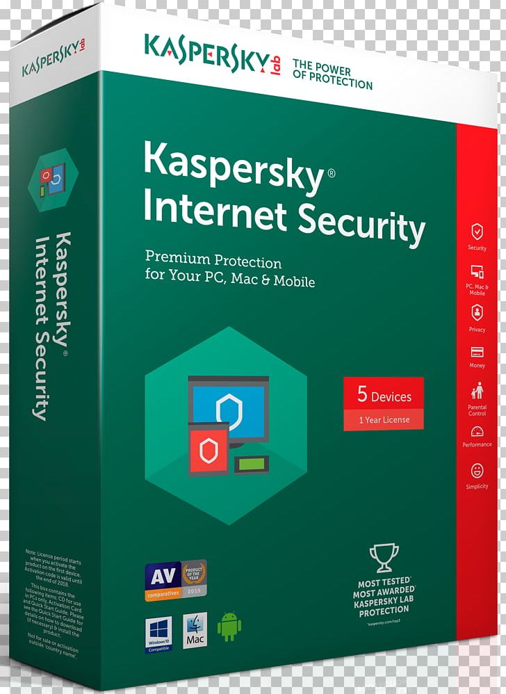 Kaspersky Internet Security Antivirus Software Macintosh Kaspersky Anti-Virus Kaspersky Lab PNG, Clipart, Antivirus Software, Brand, Computer, Computer Software, Internet Free PNG Download