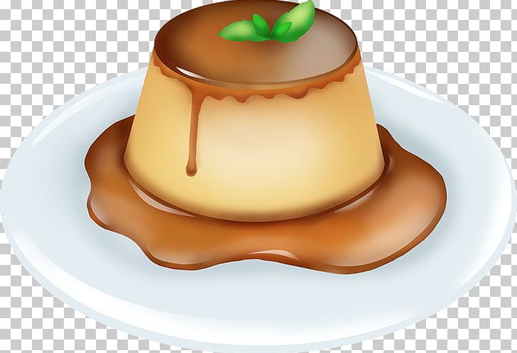 Crxe8me Caramel Pudding Dessert Cake Illustration PNG, Clipart, Cajeta, Cake, Caramel, Cartoon, Crxe8me Caramel Free PNG Download