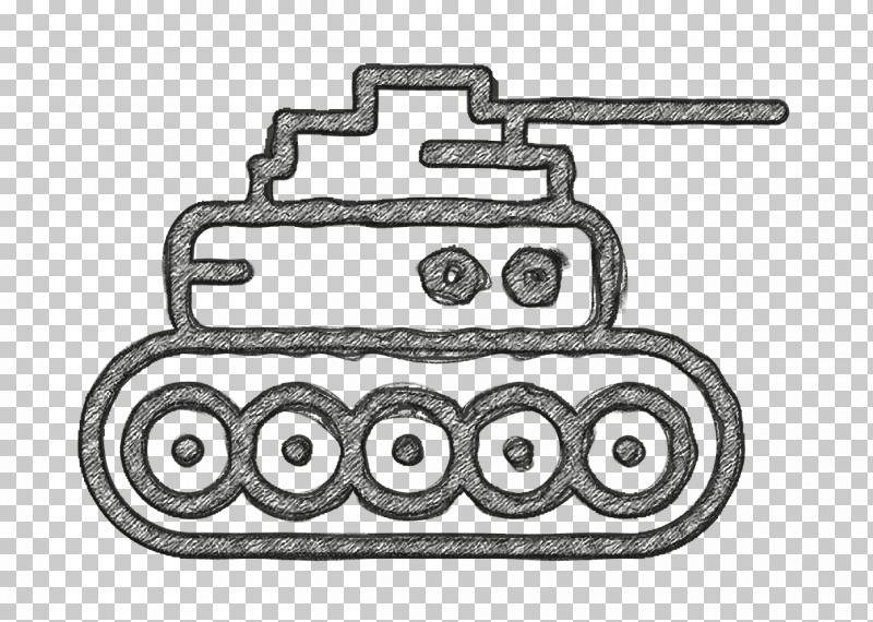 Military Icon Tank Icon PNG, Clipart, Black, Black And White, Car, Household Hardware, Line Free PNG Download