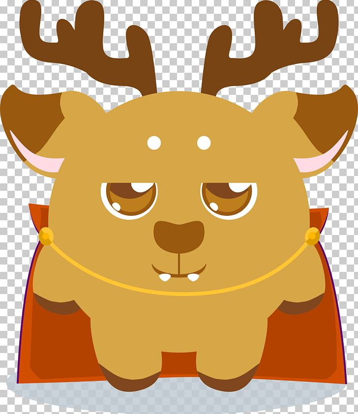 Reindeer Cartoon Illustration PNG, Clipart, Animal, Antler, Atmosphere, Carnivoran, Cartoon Free PNG Download