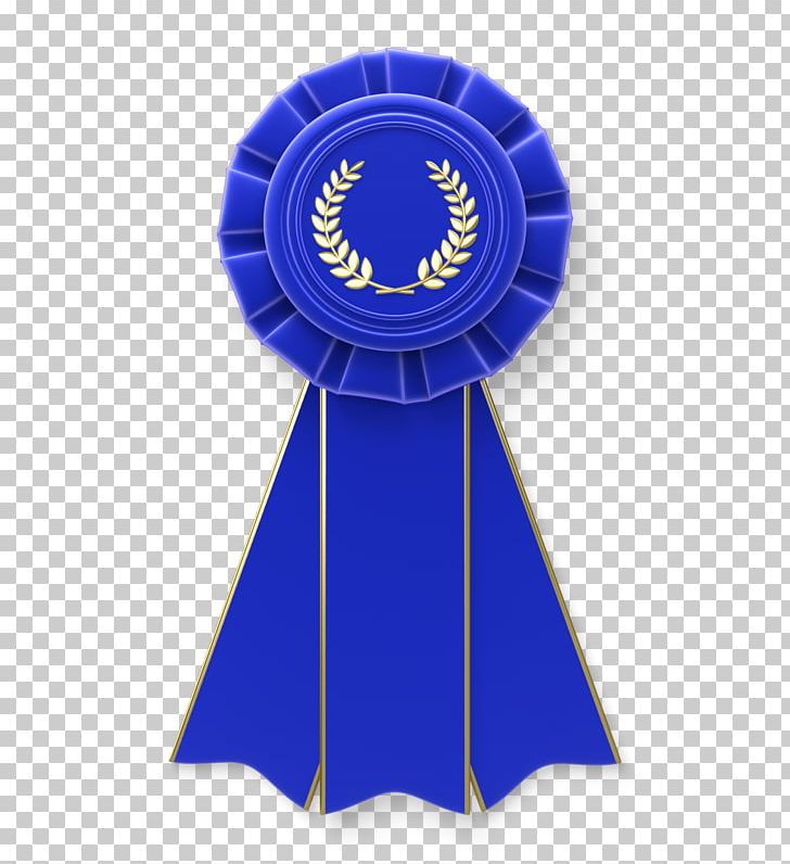 Blue Ribbon Medal Rosette PNG, Clipart, Award, Blue, Blue Ribbon, Cobalt Blue, Desktop Wallpaper Free PNG Download