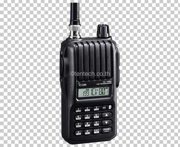 Icom Incorporated Walkie-talkie Transceiver Icom IC-V80-HD Two-way Radio PNG, Clipart, Communication Device, Dstar, Electronic Device, Fm Broadcasting, Icom Incorporated Free PNG Download