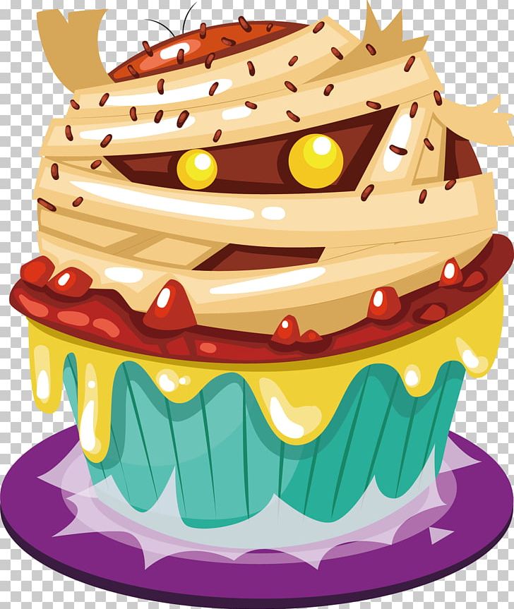 Cupcake Halloween Cake Birthday Cake PNG, Clipart, Buttercream, Cake, Cake Decorating, Cakes, Cake Vector Free PNG Download