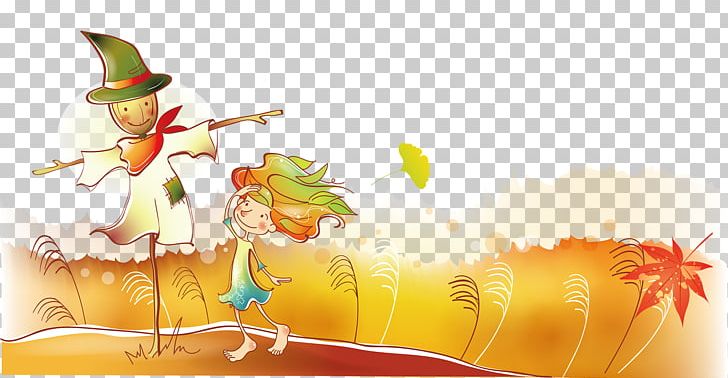 Golden Autumn PNG, Clipart, Art, Autumn, Autumn Leaf Color, Beginning Of Autumn, Cartoon Free PNG Download