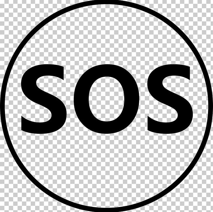 SOS Computer Icons Symbol PNG, Clipart, Area, Black And White, Brand, Business, Cdr Free PNG Download