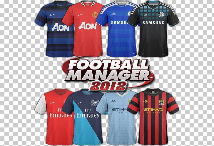 Football Manager 2012 Football Manager 2016 Football Manager 2010 T-shirt Football Manager 2014 PNG, Clipart, Active Shirt, Brand, Clothing, Download, Electric Blue Free PNG Download