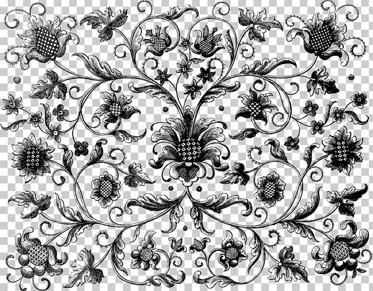 Floral Design Flower Texture Mapping Paper Pattern PNG, Clipart, Antique, Art, Black And White, Desktop Wallpaper, Drawing Free PNG Download