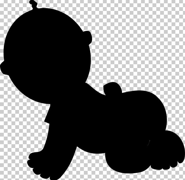 baby vector silhouette