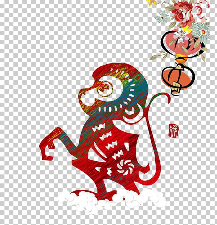 Chinatown Chinese New Year Monkey Chinese Zodiac Chinese Calendar PNG