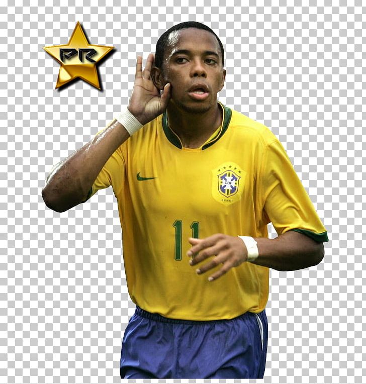 Robinho T-shirt Team Sport Outerwear Sleeve PNG, Clipart, Brazil National Football Team, Clothing, Football, Football Player, Jersey Free PNG Download