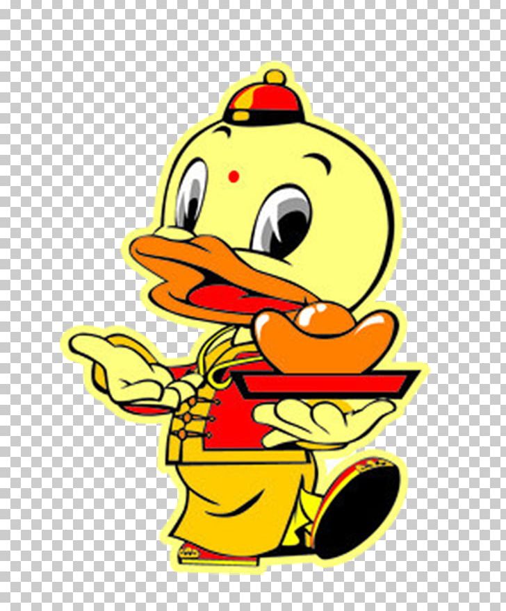 duck in a submarine cartoon
