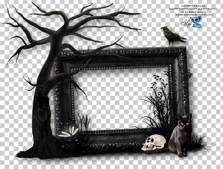 Frames Scrapbooking Halloween PNG, Clipart, Black And White, Clip Art, Cluster, Escape, Escape From Free PNG Download
