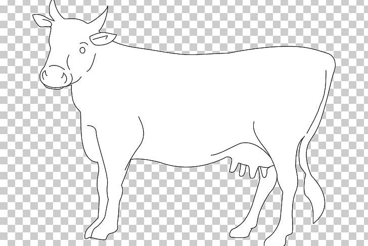 Dairy Cattle Calf Jersey Cattle Ox PNG, Clipart, Animal Figure, Area, Artwork, Black And White, Bull Free PNG Download