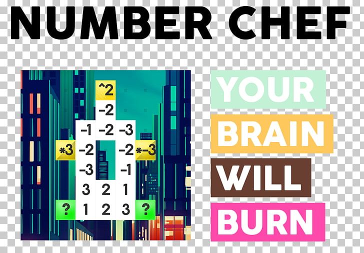 Number Chef Graphic Design Game Brand PNG, Clipart, Area, Art, Brain, Brand, Game Free PNG Download