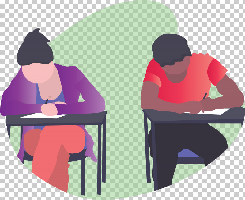 Exam Students PNG, Clipart, Conversation, Exam, Furniture, Interaction, Reading Free PNG Download