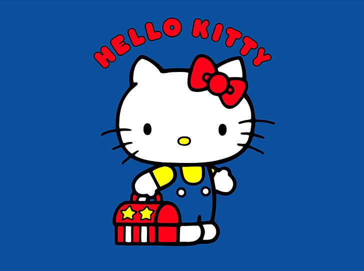 Hello Kitty Cat Sanrio Cuteness PNG, Clipart, Area, Art, Blue, Cartoon, Cat Free PNG Download