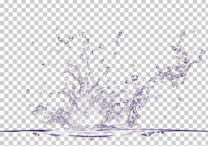 colored water splash clipart