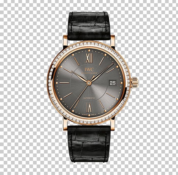 Portofino Schaffhausen International Watch Company Automatic Watch PNG, Clipart, Automatic Watch, Brand, Brown, Bucherer Group, Carl F Bucherer Free PNG Download