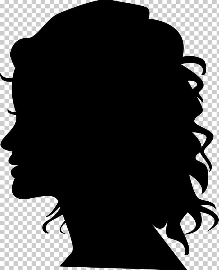 Silhouette Woman PNG, Clipart, Animals, Black, Black And White, Drawing, Face Free PNG Download