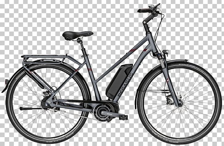 Electric Bicycle Pegasus Trekkingrad Pedelec PNG, Clipart, Bicycle, Bicycle Accessory, Bicycle Frame, Bicycle Part, Black Free PNG Download