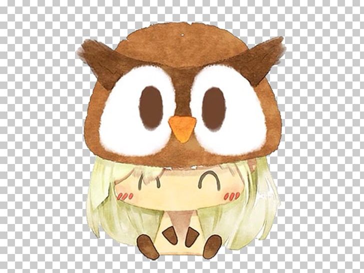 Owl Avatar Moe Q-version Cuteness PNG, Clipart, Animals, Beak, Bird, Bird Of Prey, Brown Free PNG Download