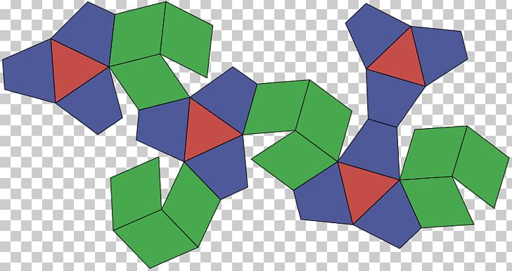 Tetrated Dodecahedron Polyhedron Net Johnson Solid PNG, Clipart, Angle, Area, Blue, Circle, Deltoidal Icositetrahedron Free PNG Download