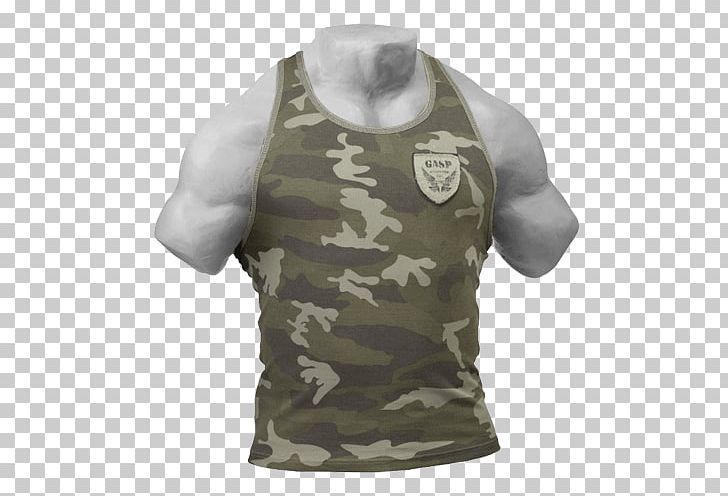 Top T-shirt Clothing Sleeveless Shirt Gilets PNG, Clipart, Bodybuilding, Camouflage, Clothing, Clothing Sizes, Cotton Free PNG Download