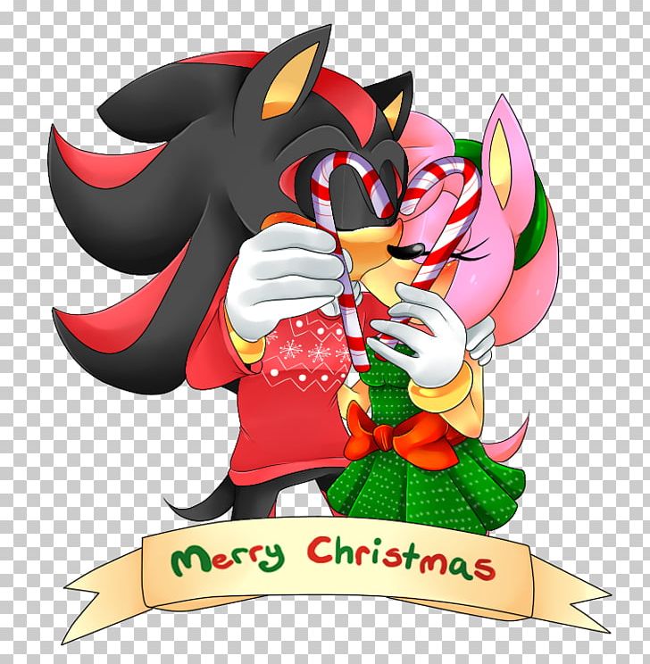 Shadow The Hedgehog Amy Rose Sonic The Hedgehog Christmas PNG, Clipart, Art, Cartoon, Christmas, Christmas Card, Christmas Jumper Free PNG Download