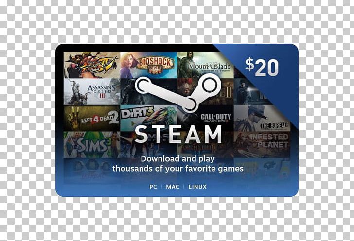 Steam Gift Card Video Game Grand Theft Auto V PNG, Clipart, Brand, Digital Distribution, Game, Gift, Gift Card Free PNG Download