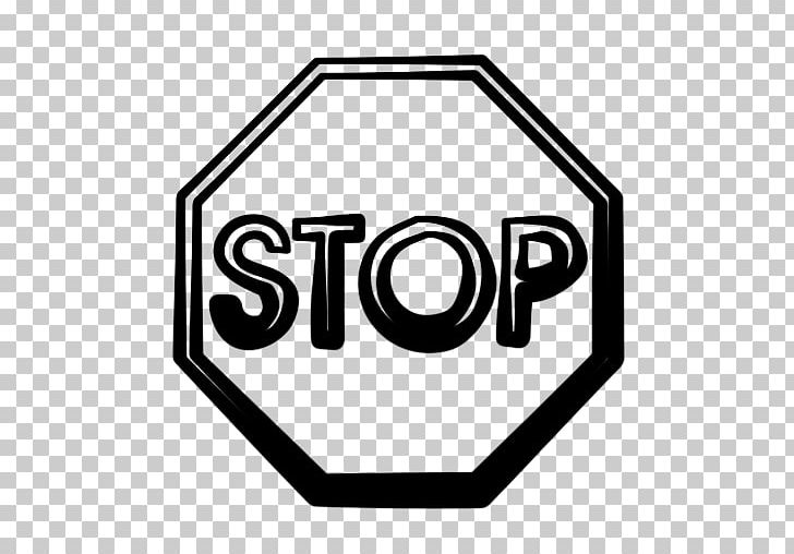 Stop Sign Computer Icons Symbol PNG, Clipart, Area, Black And White, Brand, Circle, Computer Icons Free PNG Download