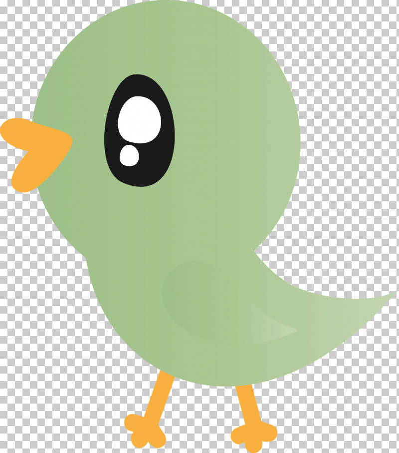 Cartoon Green Beak Bird Duck PNG, Clipart, Beak, Bird, Cartoon, Cartoon Bird, Cute Bird Free PNG Download