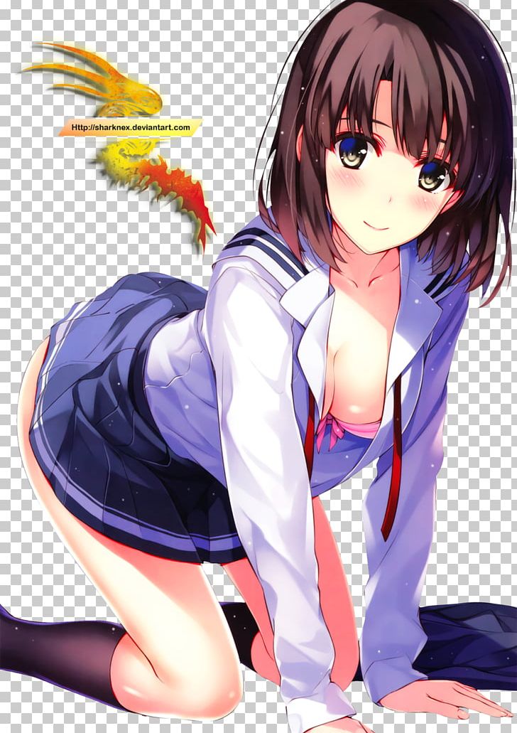 Anime Saekano: How To Raise A Boring Girlfriend Mangaka PNG, Clipart, Anime, Arm, Art, Black Hair, Brown Hair Free PNG Download