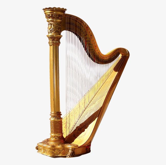 Harp PNG, Clipart, Harp, Harp Clipart, Instruments, Musical, Musical Instruments Free PNG Download