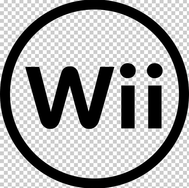 Wii U Video Game Computer Icons Logo PNG, Clipart, Area, Black, Black And White, Brand, Circle Free PNG Download