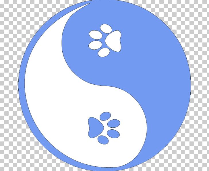 Decal Bumper Sticker Yin And Yang Paw PNG, Clipart, Area, Artwork, Black And White, Blue, Blue White Free PNG Download