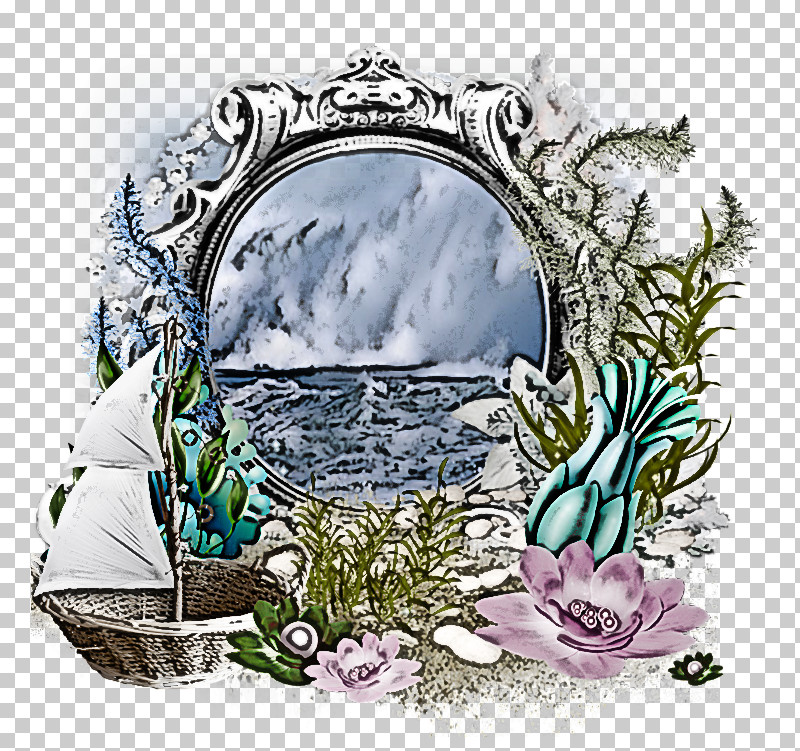 Picture Frame PNG, Clipart, Flower, Picture Frame, Porcelain, Purple, Tableware Free PNG Download