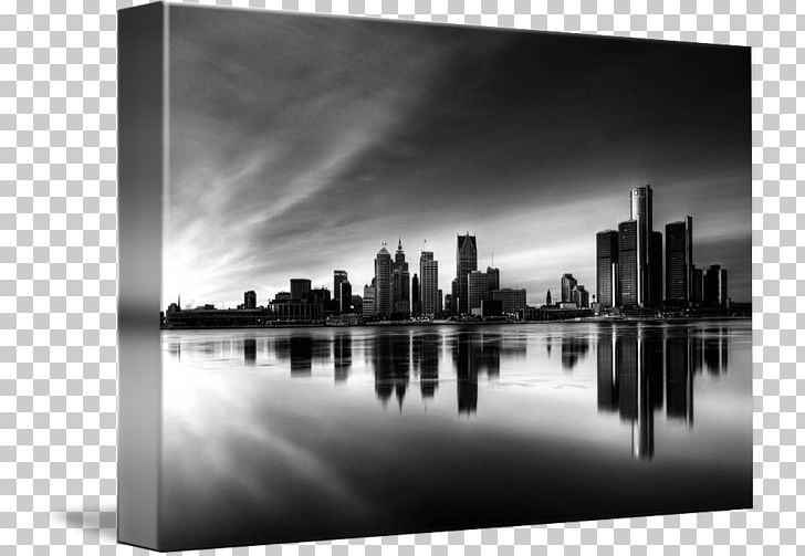 Detroit Black And White PNG, Clipart, Black And White, Canvas, City, Cityscape, Desktop Wallpaper Free PNG Download