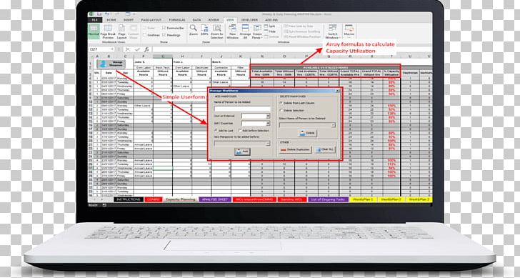 Microsoft Excel Template Microsoft Word Macro PNG, Clipart, Capacity Management, Communication, Computer, Computer Hardware, Display Device Free PNG Download