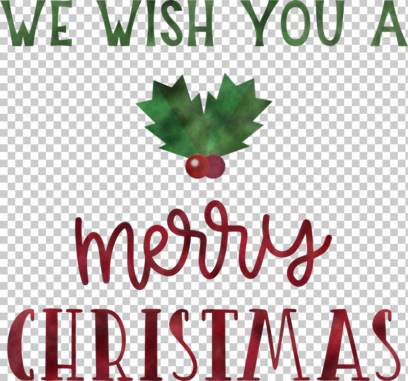 Merry Christmas Wish You A Merry Christmas PNG, Clipart, Christmas Day, Flower, Fruit, Leaf, Logo Free PNG Download