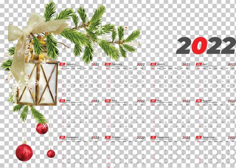 2022 Yearly Calendar Printable 2022 Yearly Calendar Template PNG, Clipart, Bauble, Christmas Day, Christmas Decoration, Christmas Graphics, Christmas Stocking Free PNG Download