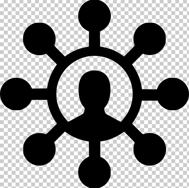 Computer Icons Computer Network Scalable Graphics Illustration PNG, Clipart, Artwork, Black And White, Circle, Computer Icons, Computer Network Free PNG Download