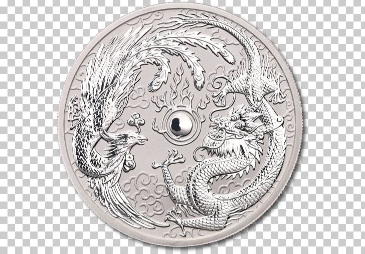 Silver Coin Silver Coin Perth Mint China PNG, Clipart, China, Chinese Dragon, Circle, Coin, Currency Free PNG Download