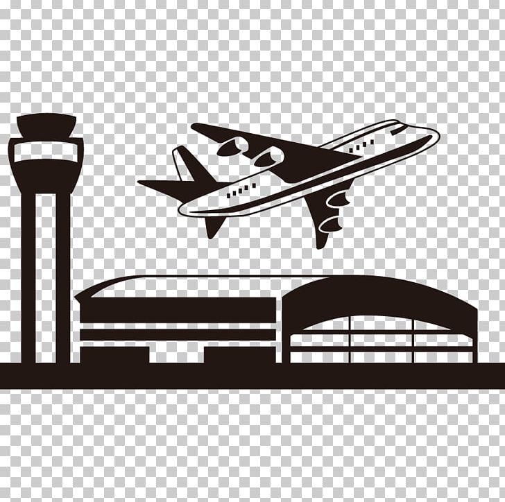 Airplane Logo Brand Font PNG, Clipart, Aircraft, Airplane, Angle, Black And White, Brand Free PNG Download