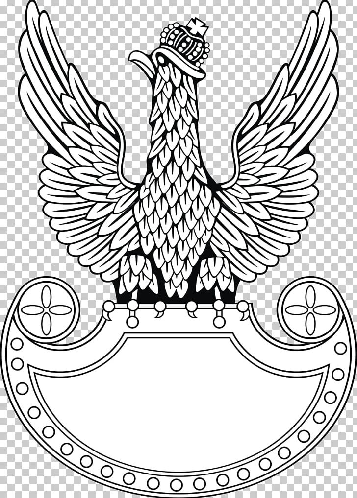 Second Polish Republic Military Eagle Mundur Wojska Polskiego II RP Wojsko Polskie Soldier PNG, Clipart, Area, Artwork, Beak, Bird, Black And White Free PNG Download