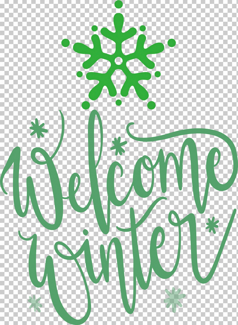 Welcome Winter PNG, Clipart, Flora, Flower, Leaf, Line, Logo Free PNG Download