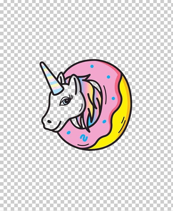Doughnut Unicorn We Heart It PNG, Clipart, Art, Being, Cartoon, Cartoon Unicorn, Chinese Dragon Free PNG Download