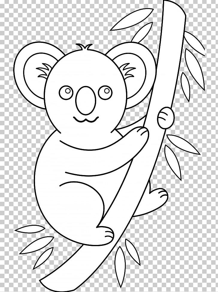 baby koala bear outline