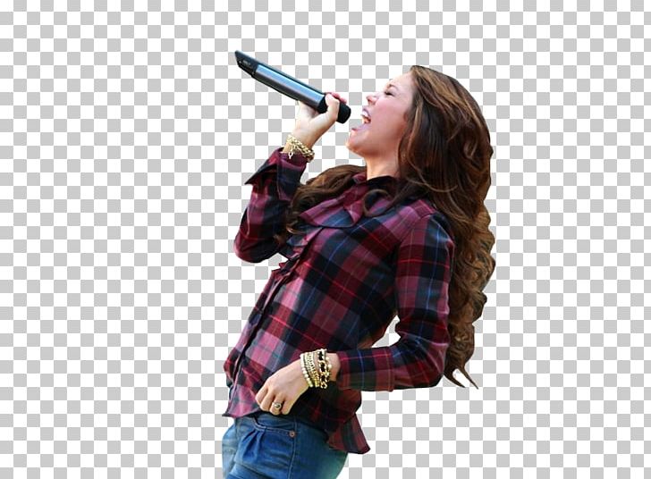 Microphone Tartan Outerwear Miley Cyrus PNG, Clipart, Audio, Cyrus, Electronics, Microphone, Miley Free PNG Download